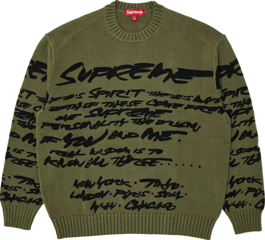 Supreme Futura Sweater 'Olive'