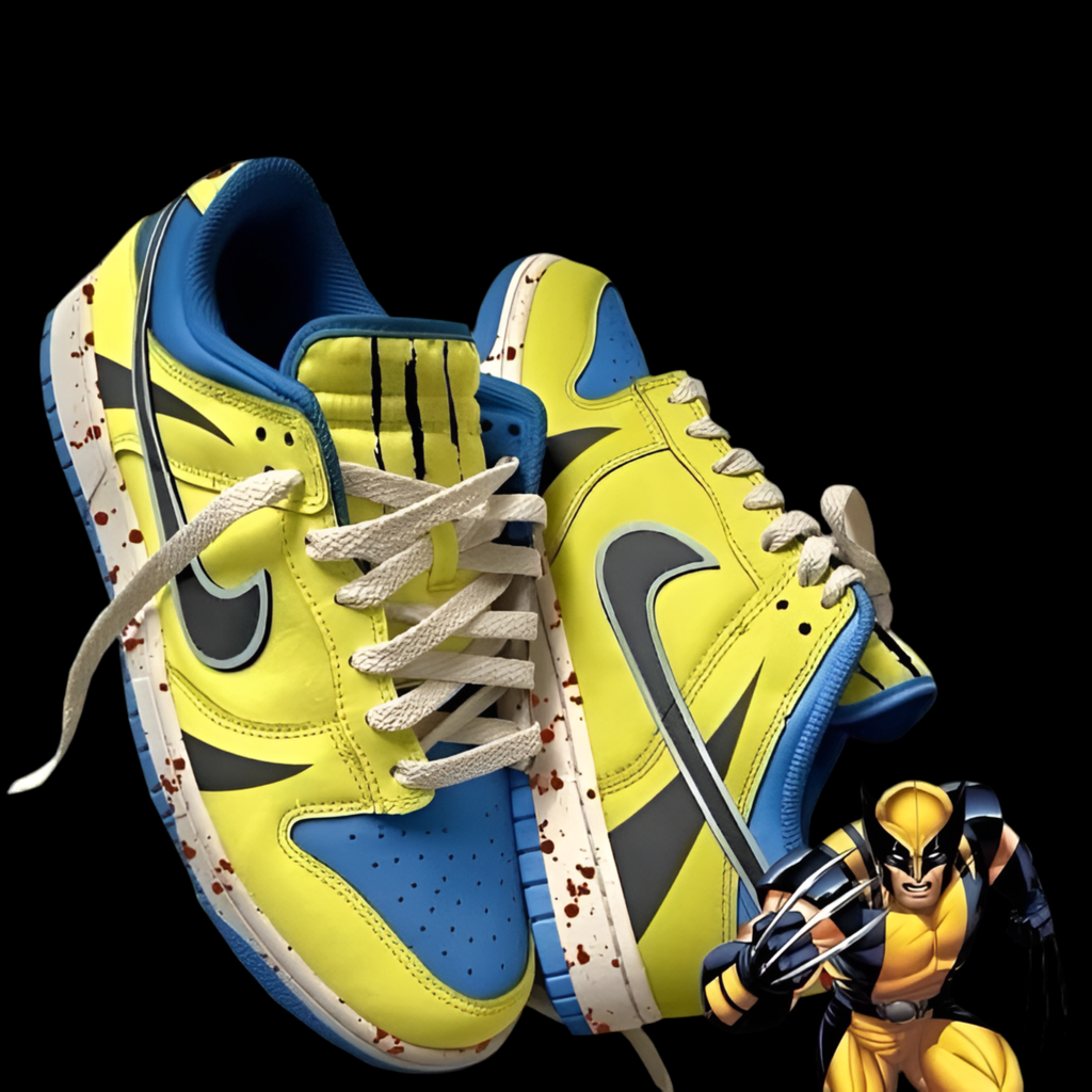 Nike dunk low WOLVERINE DEADPOOL custom