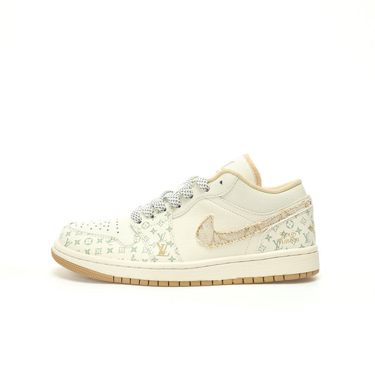 Air Jordan 1 Low OG SP"Beige/Khaki/LV