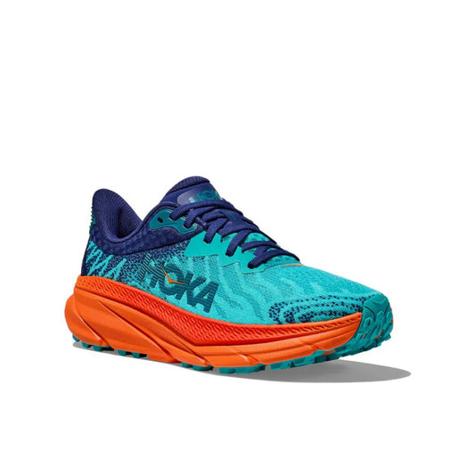 Hoka multicolor green blue