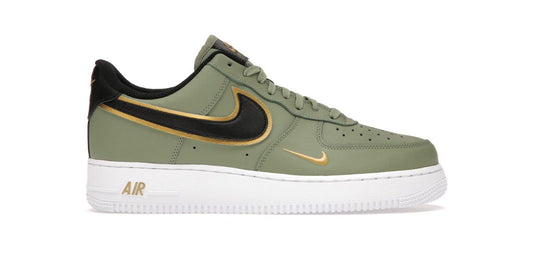 AIR FORCE 1 “DOUBLE SWOOSH OLIVE GOLD BLACK