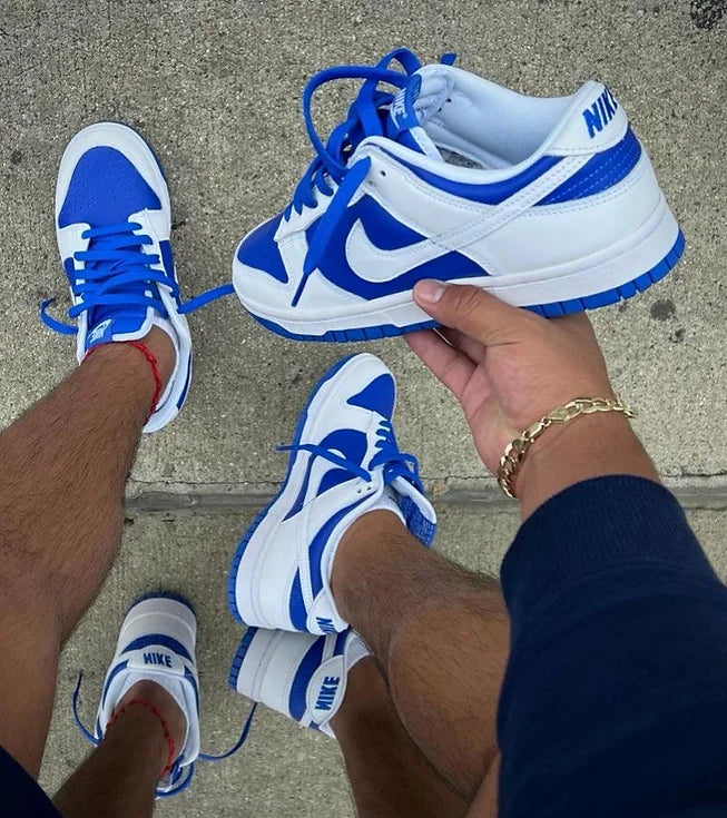 NIKE DUNK LOW WHITE BLUE