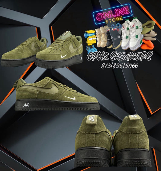 AIR FORCE 1 LOW OLIVE/BLACK